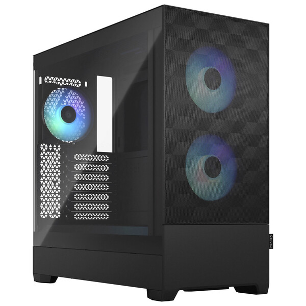 Fractal Design(フラクタルデザイン) FD-C-POR1A-06 ミドルタワー型PCケース Pop Air RGB Black TG Clear Tint