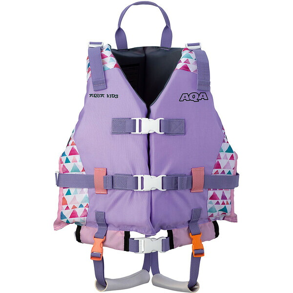 AQA ジュニア用　ライフジャケット（ジオメトリー/PPL） KA-9026-43 エーキューエー　アクア　キヌガワ