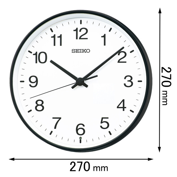 セイコー 電波掛け時計 SEIKO 電波スタンダード掛け時計 KX-268-K [KX268K]【返品種別A】