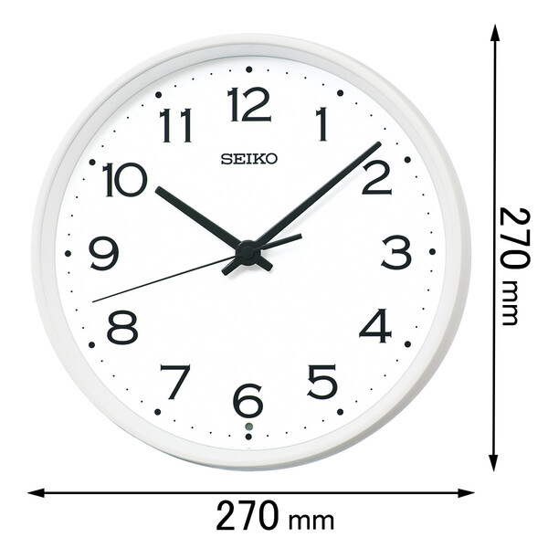 セイコー 電磁波柱時計 SEIKO 電磁波判定基準柱時計 KX-268-W [KX268W]【返品カテゴリー化A】