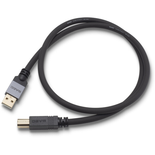 サエク オーディオグレードUSBケーブル(1.2m）【A】タイプ&rArr;【B】タイプ SUS380MK2(A-B)1.2M SAEC SUS-380Mk2｜Joshin web 家電とPCの大型専門店