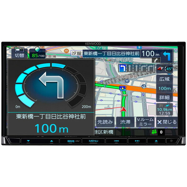 KENWOOD 彩速S MDV-S708 ミラー型ドラレコ DRV-EM3700 自動車