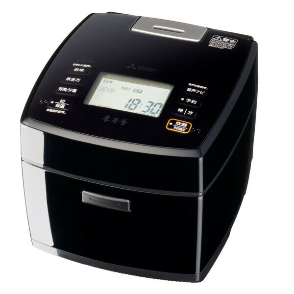 期間限定特別価格炊飯器　5 5合 NJ-VWD10-B 三菱 IHジャー炊飯器 5 5合炊き 　黒曜 MITSUBISHI　本炭釜NJVWD10BJ shin web 家電とPCの大型専門店