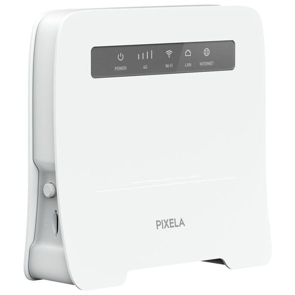PIXELA ｜ピクセラ LTE相応う SIMフリーホームルーター 11ac(Wi-Fi5)相応う 867+300Mbp / 標準尺度SIM（docomo、au、SoftBank、伝達ルート相応う）/ 移動性メール交換 下り最大限度150Mbps、売り上げ高最大限度50Mbp PIX-RT100