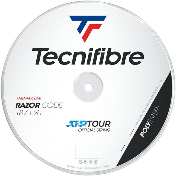 Tecnifibre(テクニファイバー) 硬式庭球用縒り糸 RAZOR CODE 1.20（青色・大きさ：200m） TCF-04RRA120XU