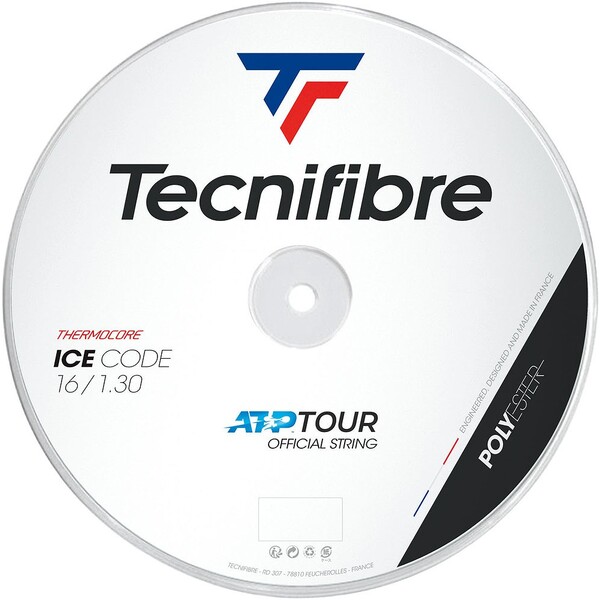 Tecnifibre(テクニファイバー) 硬式テニス用ストリング ICE CODE 1.25（ホワイト・サイズ：200m） TCF-04RIC125XW