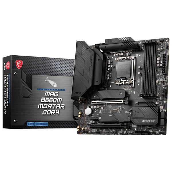 MSI MAG B660M MORTAR DDR4 Micro-ATX対応マザーボード MAG B660M