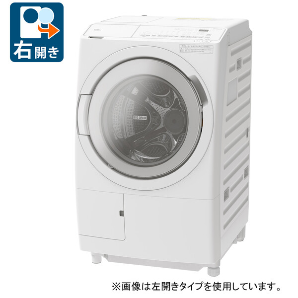 海外限定 標準設置料込 ドラム式洗濯機 日立 12kg BD-SV120HR-W 12.0