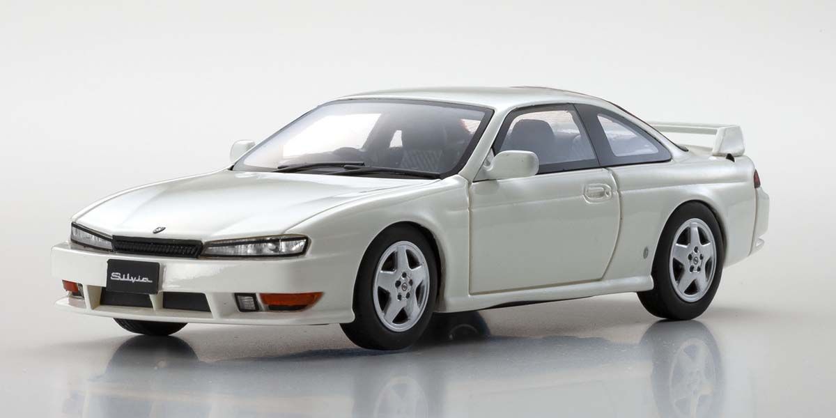 京商 1/43 日産 シルビア K’s (S14) (ホワイト)【KSR43112W】 ミニカー