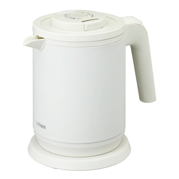 タイガー 電気ケトル 0.8L マットホワイト PCK-A081WM TIGER 6SAFE＋ 蒸気レス電気ケトル [PCKA081WM]