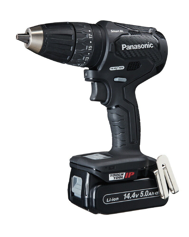 パナソニック 14.4V/18V 充電振動ドリル＆ドライバー 黒 (14.4V5.0Ah電池パックセット) EZ79A3LJ2F-B Panasonic