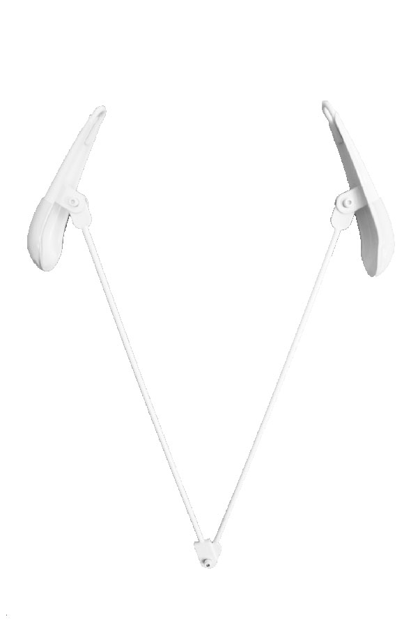 チャナカンパニー(Chana Company) 映画化用備品 インビジブルハンガー(上衣用肩口ロング手合い) IVS-TP300L/WH Balmy Hanger(バルミーハンガー) 映画化用ハンガー [IVSTP300LWH]