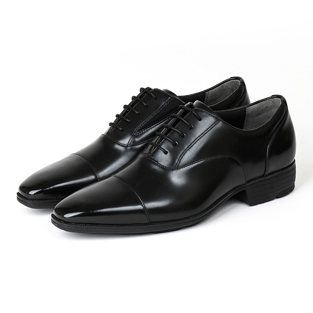 テクシーリュクス ビジネスシューズ（ブラック・25.0cm） TU-7032-008-25.0 texcy luxe（アシックス商事）ストレートチップ