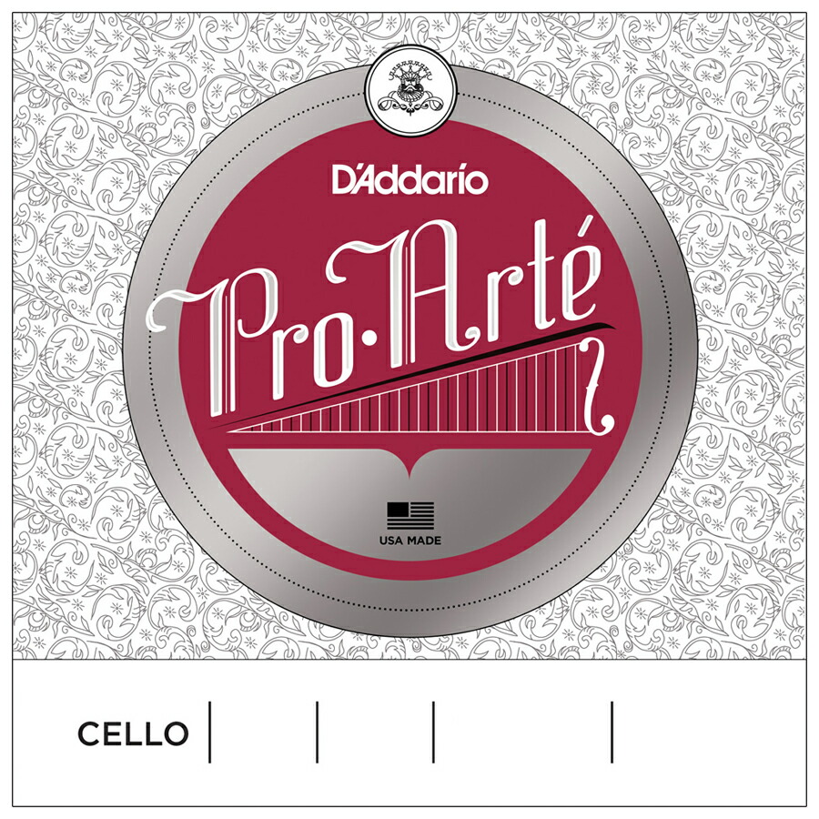 ダダリオ チェロ弦　セット J59 3/4M D'Addario　Pro・Arte Cello Strings