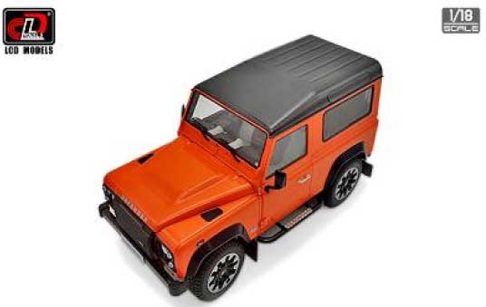 LCD MODELS 1/18 Land Rover Defender 90 works V8 70th Edition (2018)オレンジ【LCD18007-OR】 ミニカー｜Joshin web 家電とPCの大型専門店