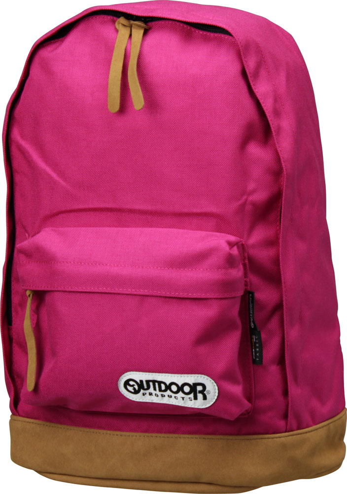 OUTDOOR PRODUCTS ボトムスエードデイパック（ピンク・約19L） ATR-6202132 アウトドアプロダクツ