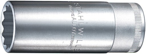 STAHLWILLE （1/2SQ）ディープソケット （7/16） 51A-7/16 スタビレー 手動工具-DIY・工具