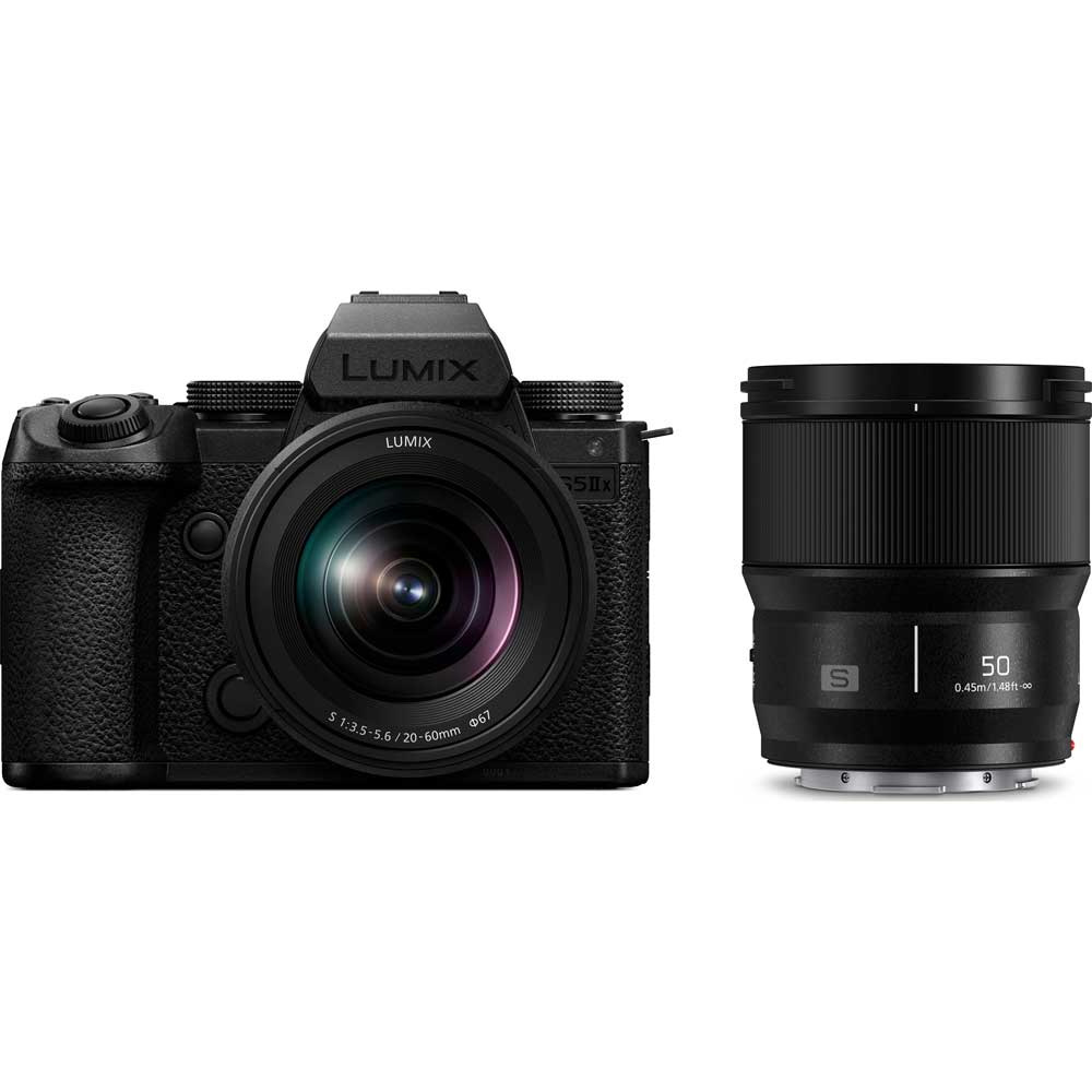 パナソニック フルサイズミラーレス一眼カメラ「LUMIX S5IIX」ダブルレンズキット DC-S5M2XW Panasonic