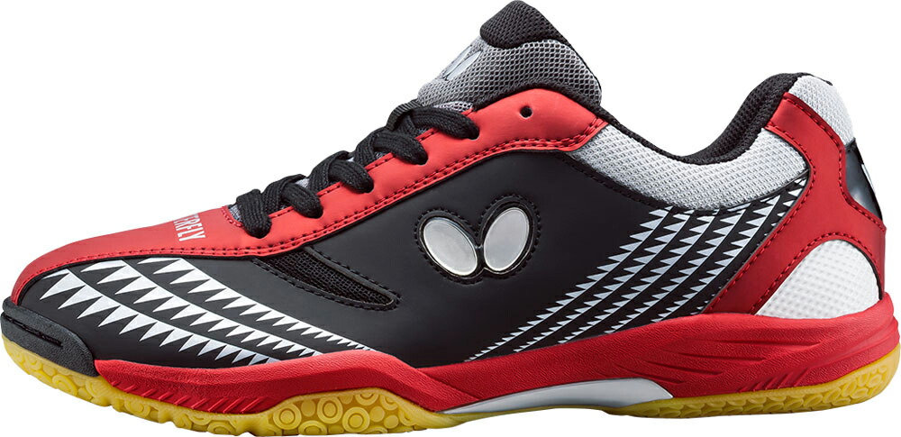 バタフライ 卓球シューズ（ブラック×レッド・サイズ：29.0cm） BUT-93660-913-29 BUTTERFLY　レゾライン ギグ