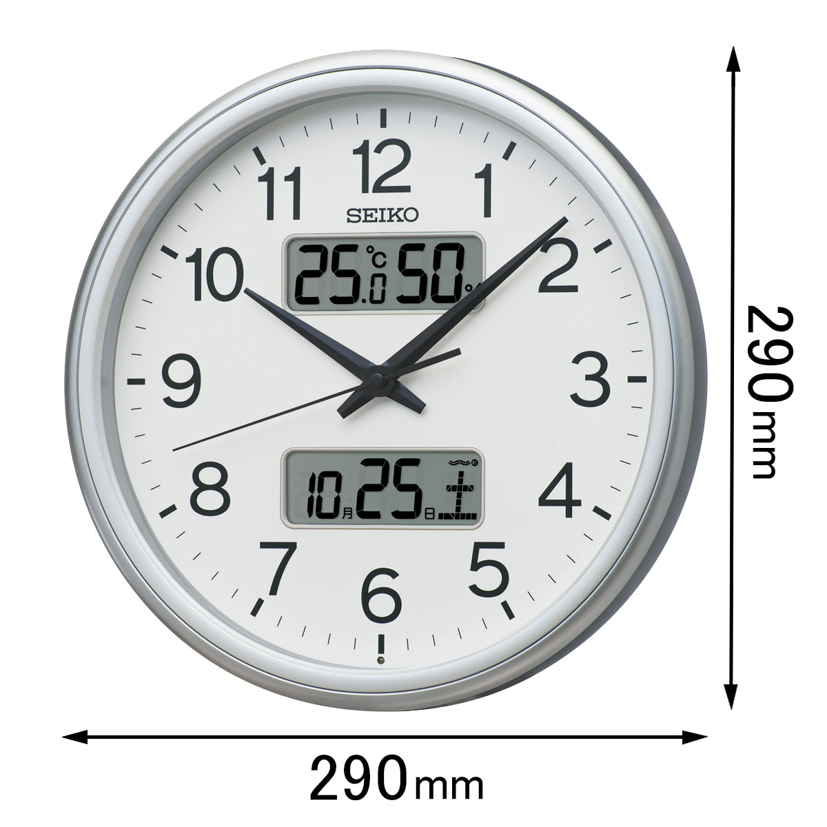 セイコー 電磁波柱時計 SEIKO 電磁波時辰儀 KX-275-S [KX275S]【返品カテゴリー化A】