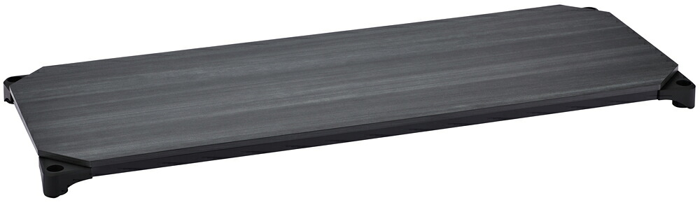 エレクターシェルフ ベーシックシリーズウッドシェルフ 幅750x奥行450mm ウッド フレーム 棚用（天板：ブラック / フレーム：ブラック） B1830MBB1 [B1830MBB1]｜Joshin web 家電とPCの大型専門店