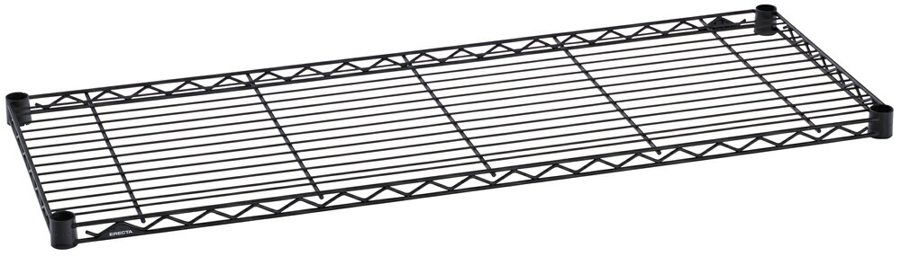 エレクターシェルフ ベーシックシリーズ ワイヤーシェルフ 幅1200x奥行450mm （ブラック） B1848B1 [B1848B1]