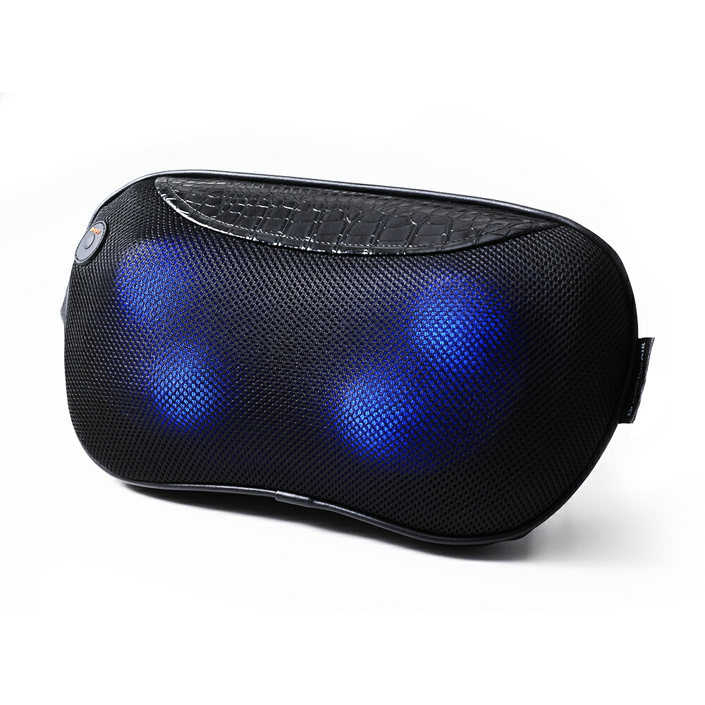 お医者さんエア湖 3Dマッサージピロー(クロコダイル) MP-08BK DOCTORAIR 3D MASSAGE PILLOW [MP08BK]