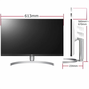 LG [27インチ 4K IPS非光沢 4Kモニター 27UL850-W FreeSync