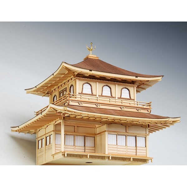 1/75木製模型慈照寺銀閣木製組立キットウッディジョー