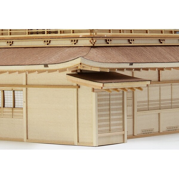 1/75木製模型慈照寺銀閣木製組立キットウッディジョー