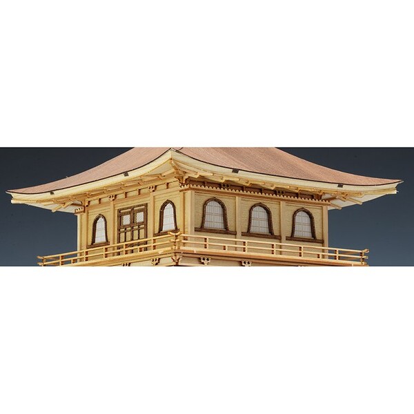 1/75木製模型慈照寺銀閣木製組立キットウッディジョー