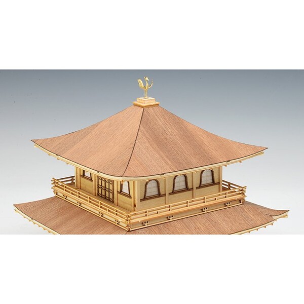 1/75木製模型慈照寺銀閣木製組立キットウッディジョー