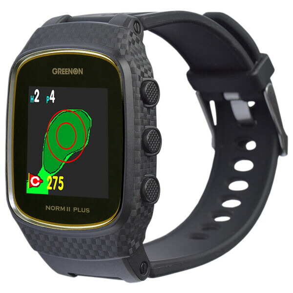 85%OFF!】 G020B グリーンオン ザ ゴルフウォッチ ノルム 2 プラス ブラック GREENON THE GOLF WATCH NORM  II PLUS fucoa.cl