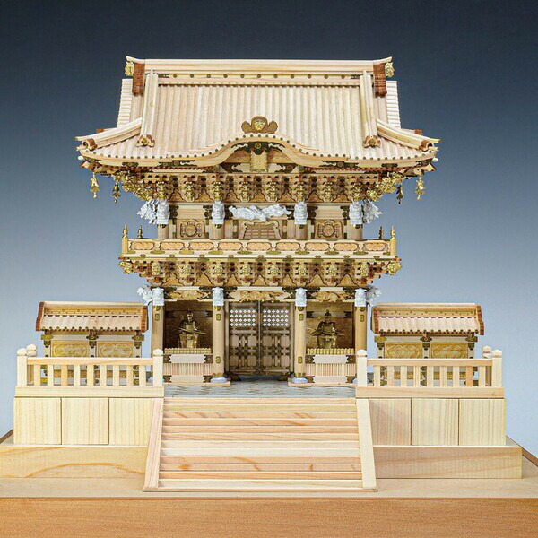 1/50木製模型日光東照宮陽明門木製組立キットウッディジョー