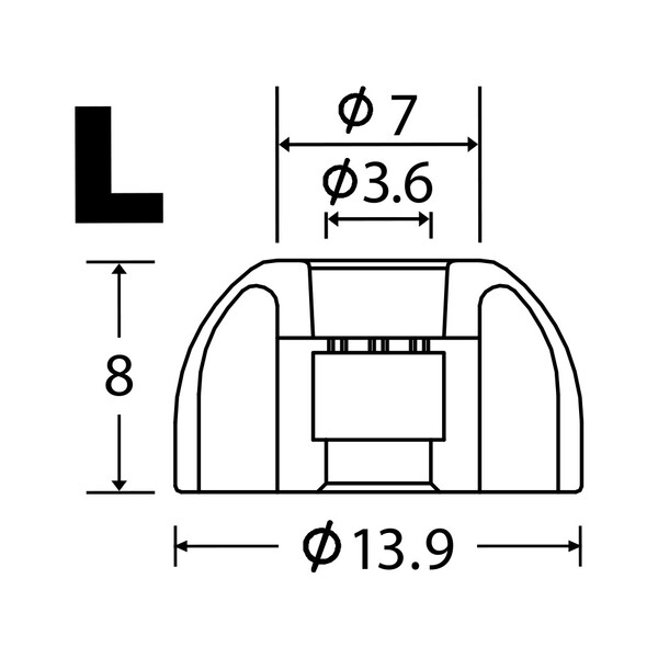 営業 AZL-MAX-L AZLA 交換用イヤーピース Lサイズ 2ペア AZLA《SednaEarfit MAX Standard》  simbaitsupport.ca