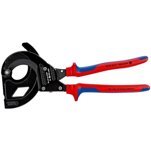 KNIPEX（クニペックス）:ラチェットケーブルカッター SWA用 9532-315A