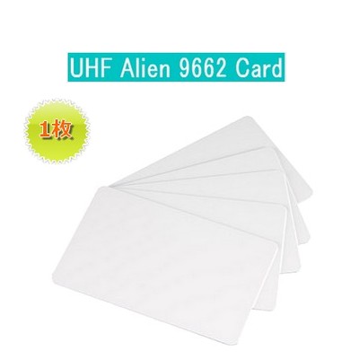 ISOカード【Alien 9662】UHF帯(Higgs3チップ使用)/PVC素材/RFID/ICカード/周波数帯860-960MHz/無地[数量1枚]画像