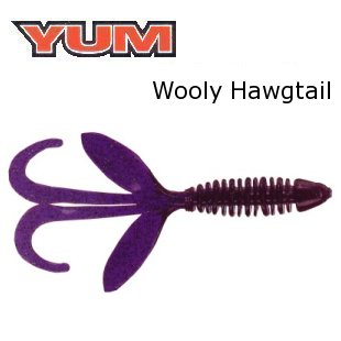 Yum Wooly Hawgtail 4.5" Dark Grasshopper