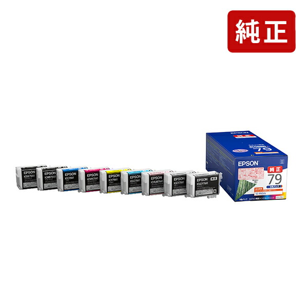 純正インク エプソン IC9CL79A1 9色セット インクカートリッジ EPSON 竹 [SEI]【送料無料】【ゆうパケット対応不可】｜ジットストア