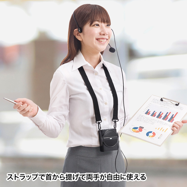 ハンズフリー拡声器スピーカー[SAN]｜ジットストア