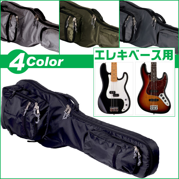 【楽天市場】ギターケース 【エレキベース全般】 リュックタイプ ギグバッグ KC GB-85B ベースバッグ：ジャイブミュージック