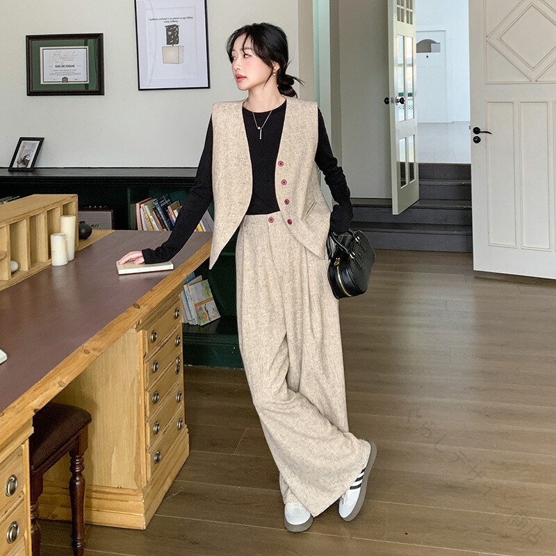 通い背広 レディース ワイドパンツスーツ ズボン下背広 セットアップ 儀式用背広 卒式 御っ母さん 母 背広 出で立ち お母さん レディース背広 御っ母さん背広 馬鹿でかい大きさ 体型覆いかぶせる 2点