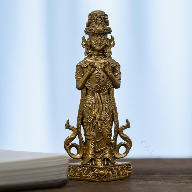 飾りつけ 仏教 ザキ子ヒツジ かざり付ける品 西蔵 吉祥天 ザキ子ヒツジ像 五体 レディース 財神 持ちはこび用 仏像 金管楽器 御引き立て・壓盛 御上さん安全性のある 魔除け