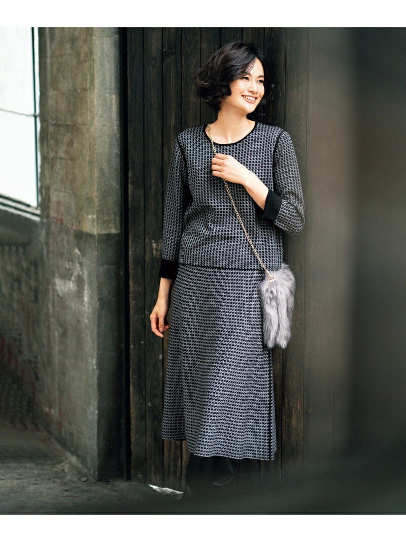 楽天市場 Rakuten Fashion Sale 30 Off Unfilo リバーシブル ニット セットアップ 検索番号ul32 自由区 L ジユウク ワンピース 半袖ワンピース Rba E 送料無料 自由区