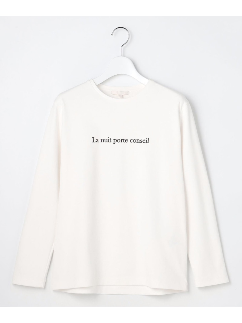 【SALE／30%OFF】【カタログ掲載・着回し力抜群】グラフィックロング カットソー 自由区 ジユウク トップス カットソー・Tシャツ ホワイト【RBA_E】【送料無料】[ Fashion]｜自由区