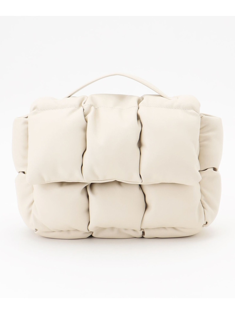 【SALE／40%OFF】【カタログ掲載】パディングPU2WAYクラッチ バッグ 自由区 ジユウク バッグ クラッチバッグ ブラック ホワイト オレンジ【RBA_E】【送料無料】[ Fashion]