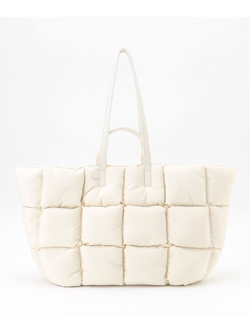【SALE／40%OFF】【SHIHOさん着用】パディングナイロン2ハンドルトート バッグ 自由区 ジユウク バッグ トートバッグ ホワイト ブラウン ブラック【RBA_E】【送料無料】[ Fashion]