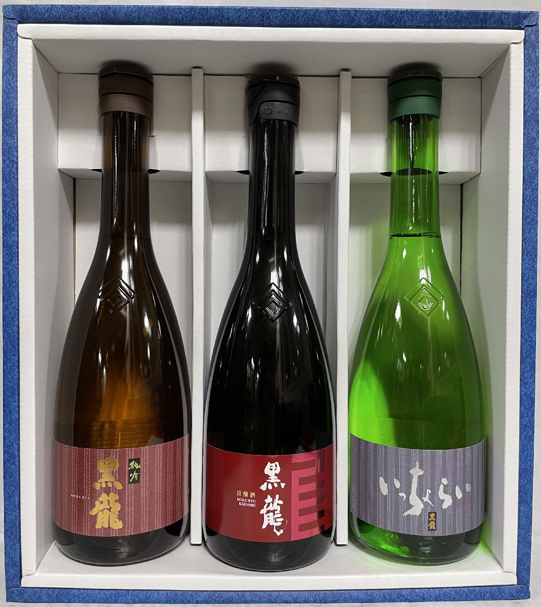 楽天市場】黒龍 【四合瓶豪華3本ギフトセット】 720ml 3本（貴醸酒／純