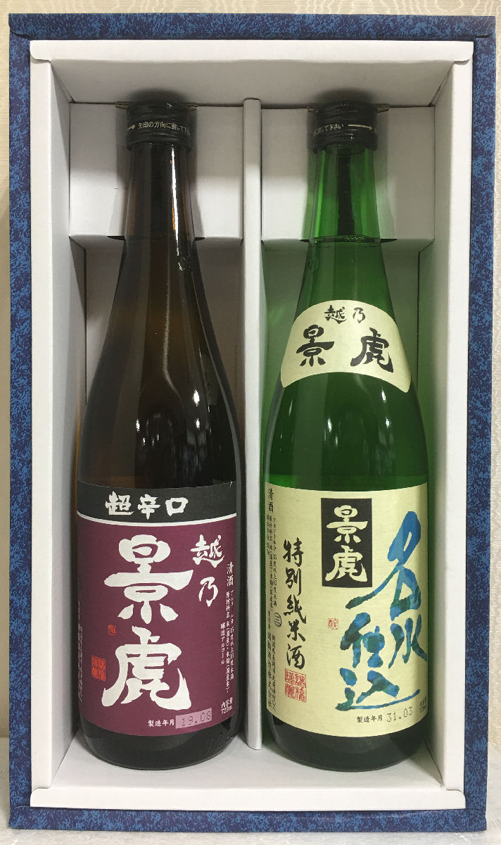 楽天市場】越乃景虎 【特別純米酒 名水仕込み】 720ml 新潟県（諸橋酒造） : 地酒ワタナベ