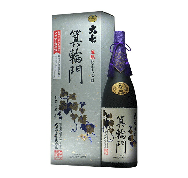 十四代  吟醸 720ml 大七 玉依御前 亀鏡 生酛純米大吟醸雫原酒720ml 玉依御前・亀鏡（たまよりごぜん・ききょう） | 大七ショップ